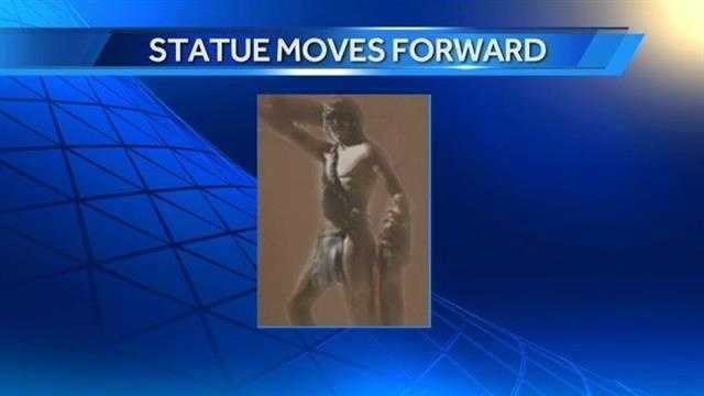 A proposed 218-foot statue was approved on Monday but officials are still discussing ways to fund the project. A city near Tulsa says the structure could attract up to two million people a year.
