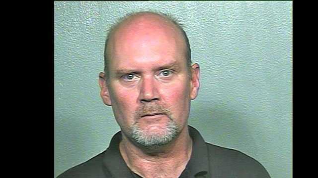 Lee Thurber, 52, was arrested at the restaurant he manages on suspicion of child pornography. Click here to find out which restaurant. 