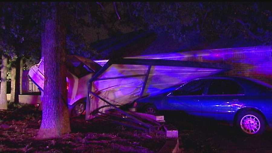 Man Crashes Into Okc Home After High Speed Chase 1602