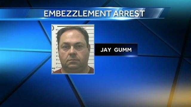 A former state senator from southern Oklahoma was arrested after investigators say he embezzled more than $24,000 while working in Mississippi.