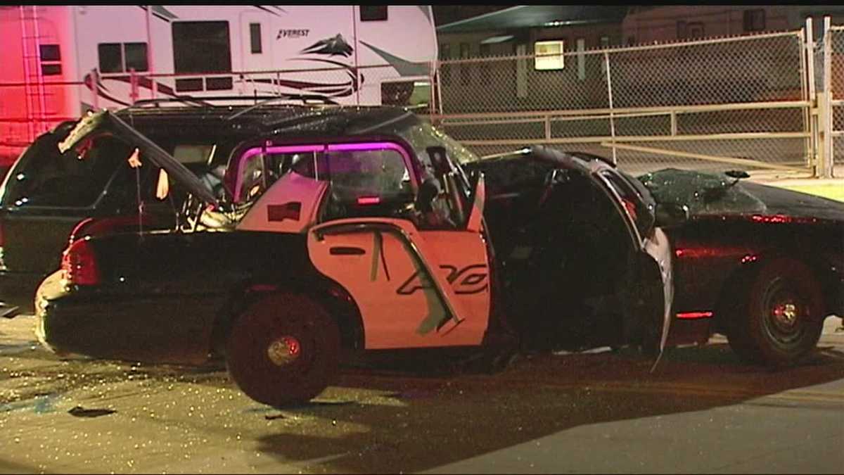 Yukon police officer injured after crash with suspected drunken driver