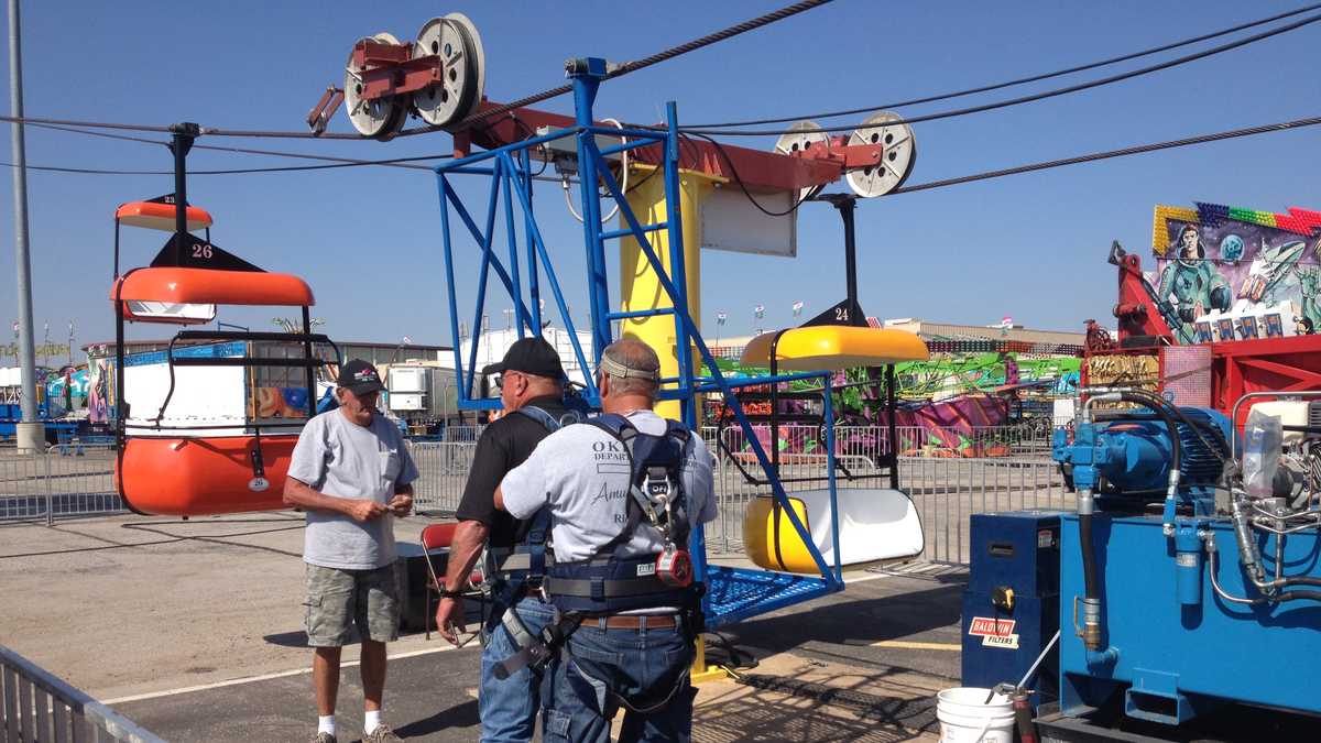 Photos Oklahoma State Fair ride inspections