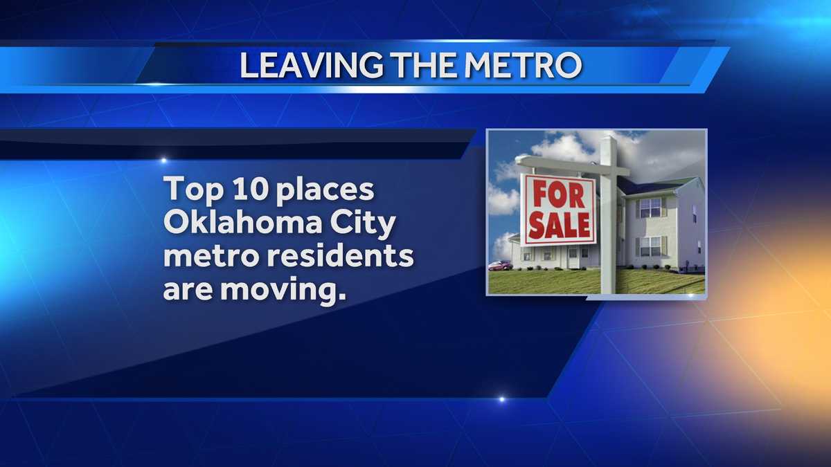 Where are people moving when they leave the Oklahoma City metro?