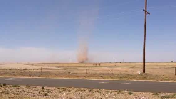 Oklahoma City resident Robert Oglesby shot this dust devil video near Tucumcari, NM last week.
