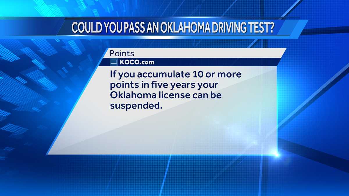 Photos Can you pass an Oklahoma driving test?