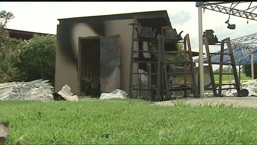 Investigators say a building at an OKC public park was burned on purpose.