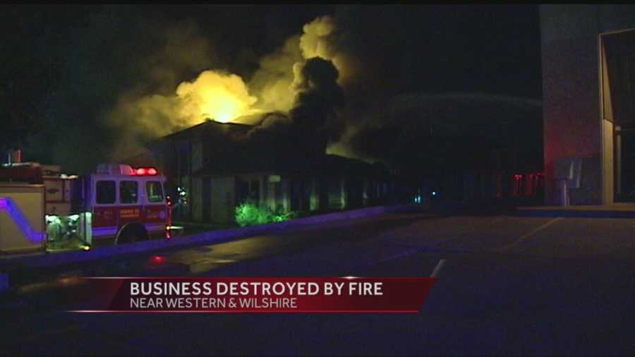 An early-morning business fire in NW Oklahoma City is under investigation.