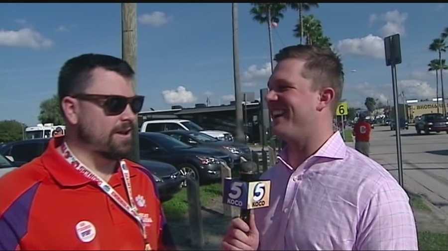 KOCO Sports Director Bryan Keating met some Clemson fans in Orlando and asked them some Sooner trivia.