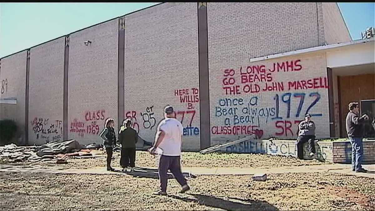 Demolition begins at John Marshall High School