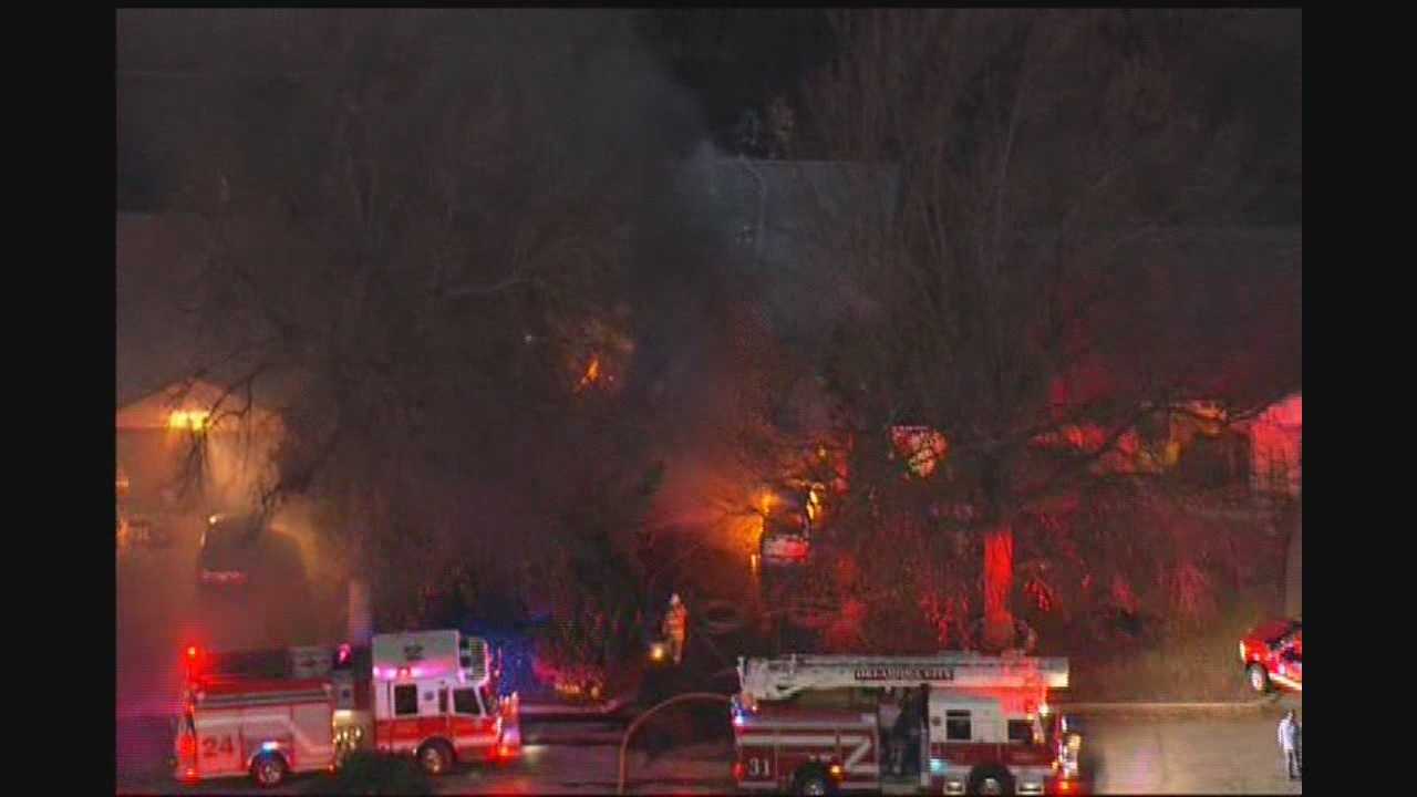 Firefighters Respond To Reported House Fire In Northwest Oklahoma City