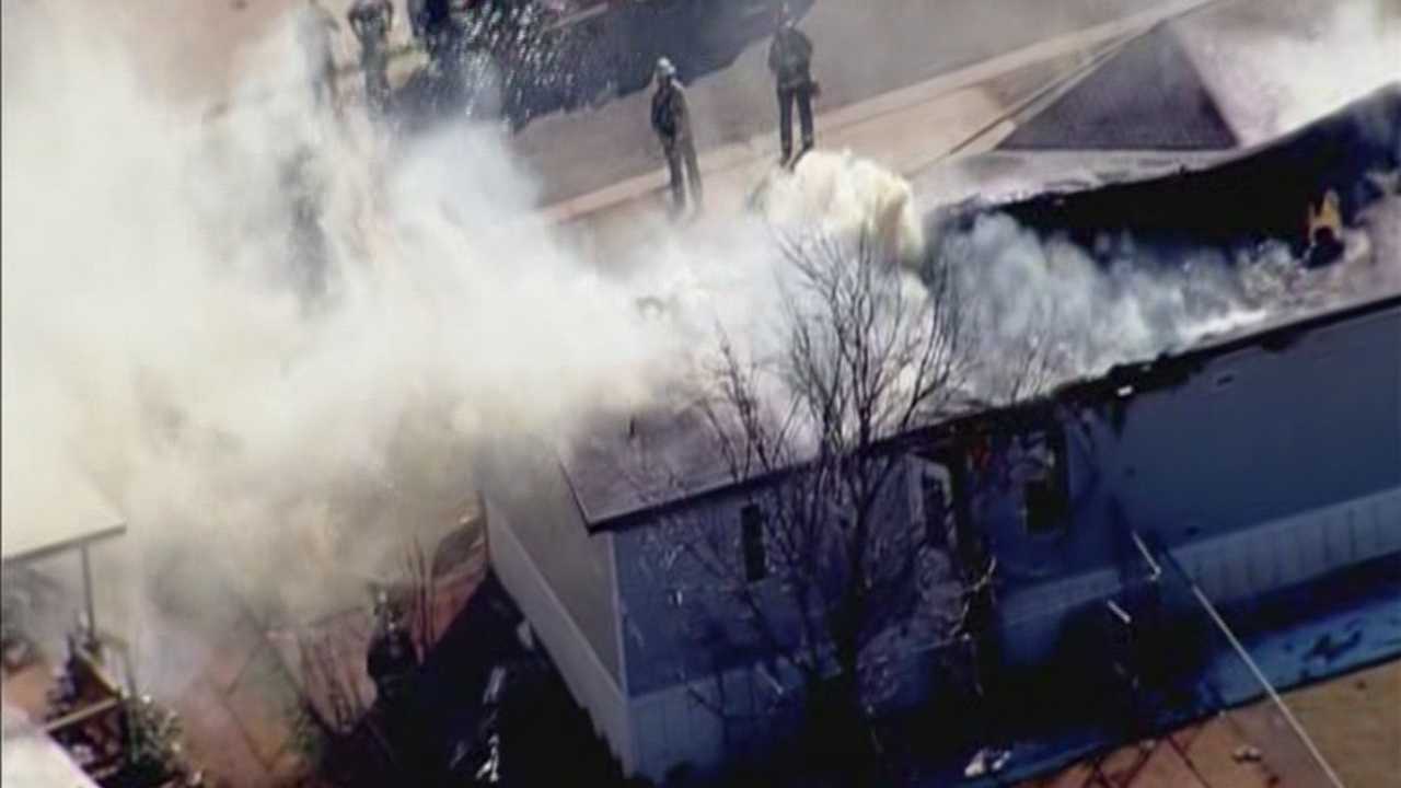 Firefighters Battle Yukon Trailer House Fire