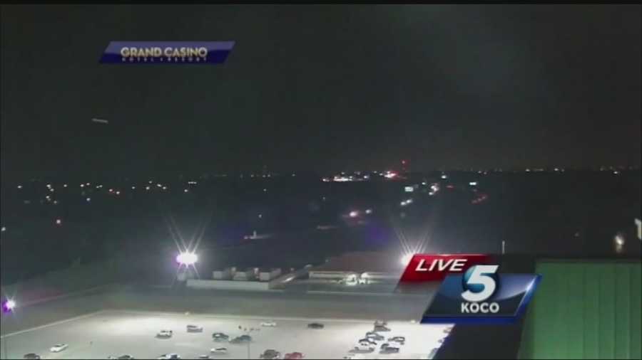 It’s been a day since the KOCO morning team caught a mysterious light flying across the sky near the Grand Casino in Shawnee.