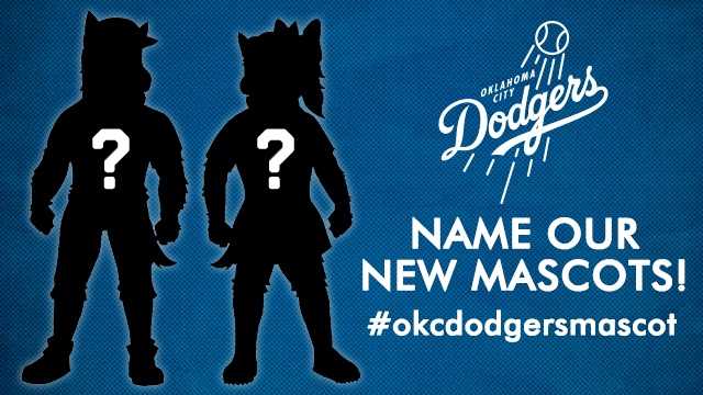 2018 Oklahoma City Dodgers Brooklyn Mascot