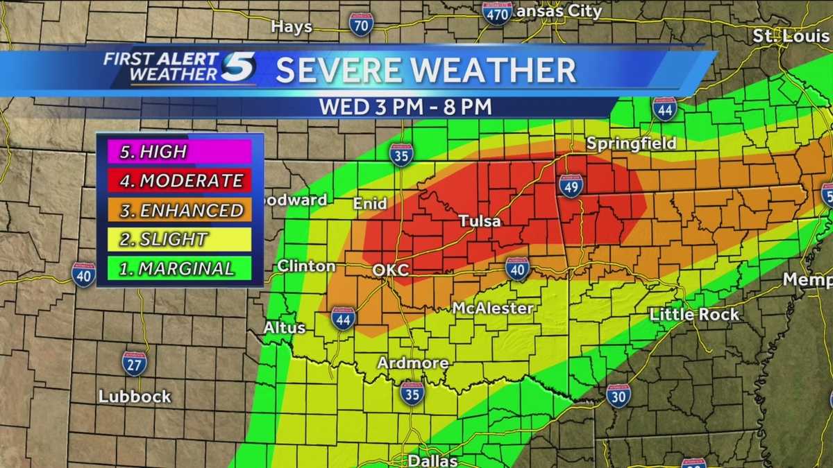 UPDATE: Severe thunderstorm watch issued for central, northeast Oklahoma