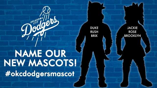 Vote for Oklahoma City Dodgers mascot names