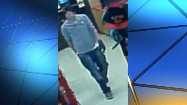 Police looking for man who reportedly robbed gas station at knife point