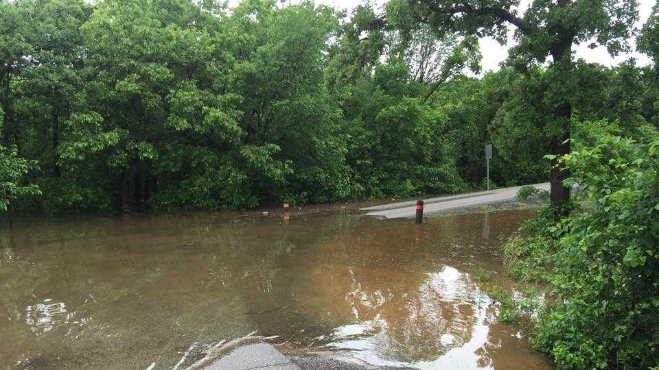 Flooding at Arcadia Lake