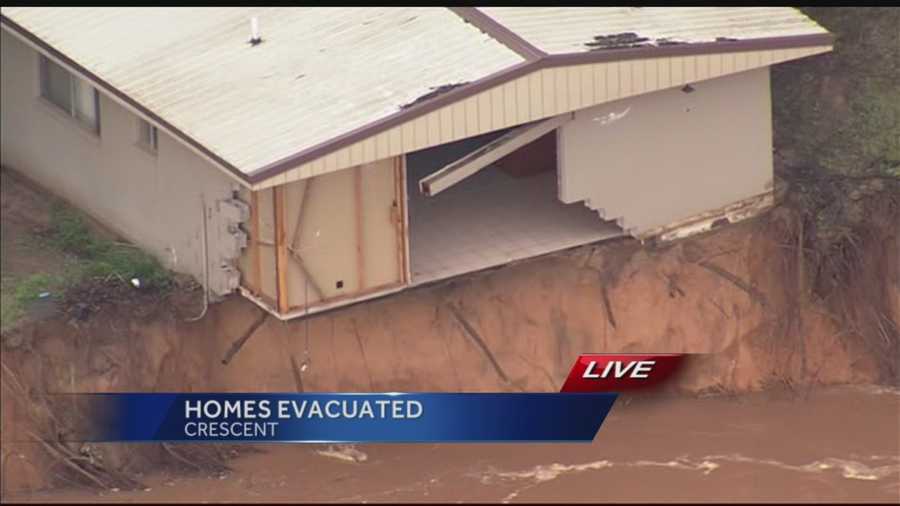 The Twin Lakes Fire Department evacuated many homes overnight and more evacuations could come, officials say.