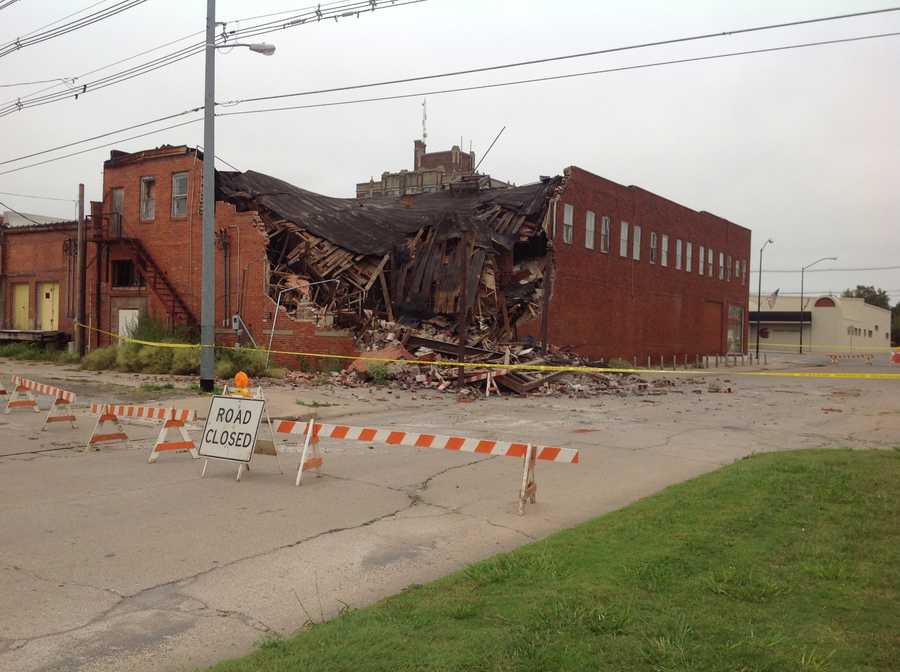 Gallery Police investigating collapse of Cushing's Boy Howdy Store