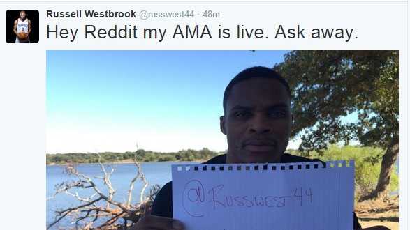 5 interesting things from Russell Westbrook's Reddit AMA