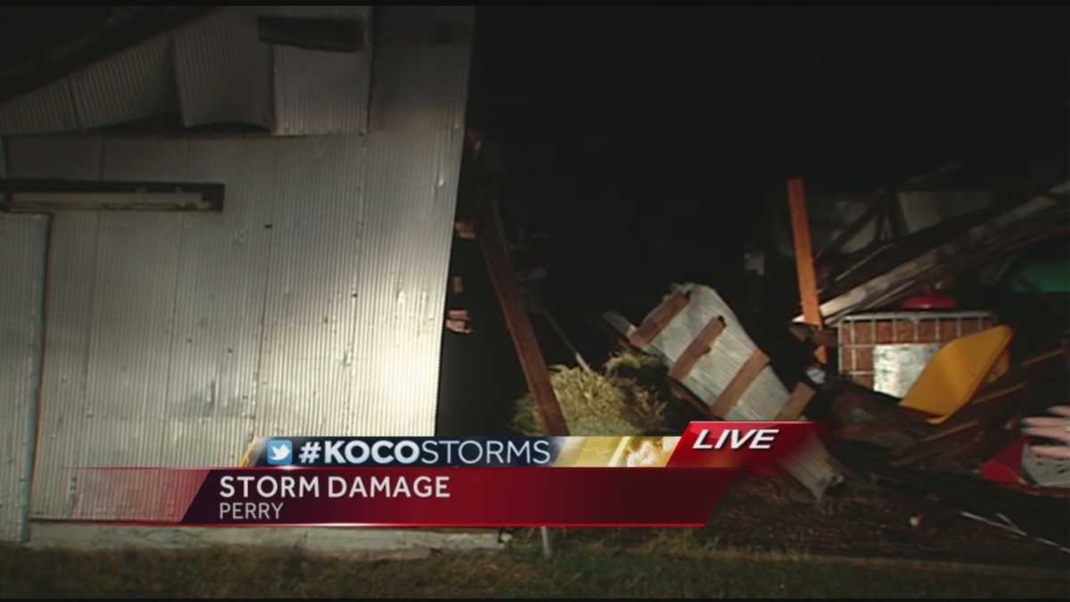 Possible tornado touches down near Perry