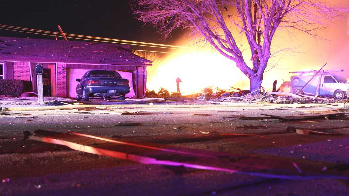 Home explosion in northwest Oklahoma City