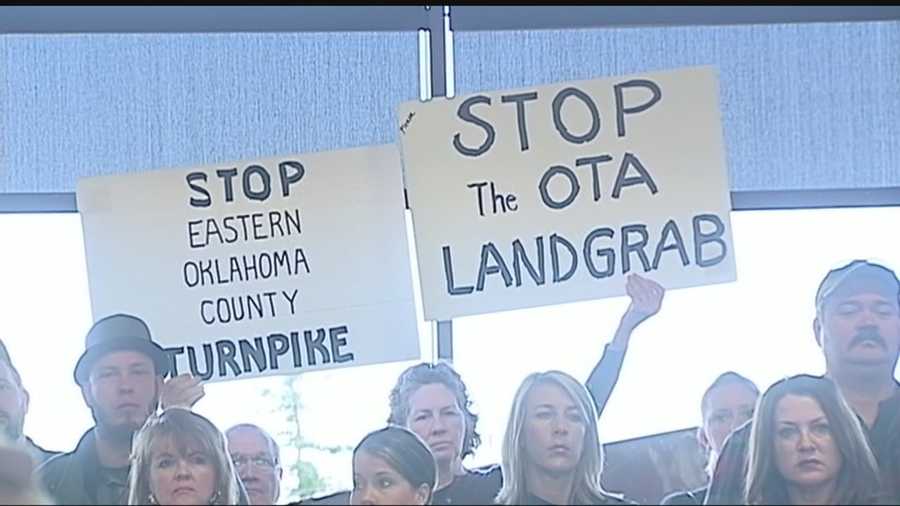 Hundreds of concerned citizens participated in an OTA meeting about the turnpike expansion in eastern Oklahoma County.