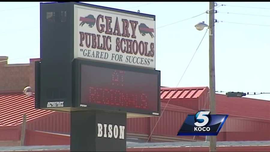 The Oklahoma State Bureau of Investigation and Homeland Security are looking into a Geary High School wrestling coach who has been placed on administrative leave after the police department received a report that the coach was involved in inappropriate text messages with a minor.