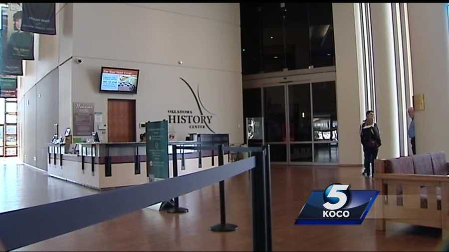 There are furloughs happening at the Historical Society in Oklahoma due to state budget cuts.