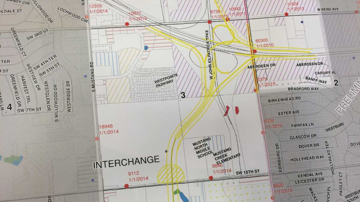 Preliminary map for Southwest Kilpatrick Extension released