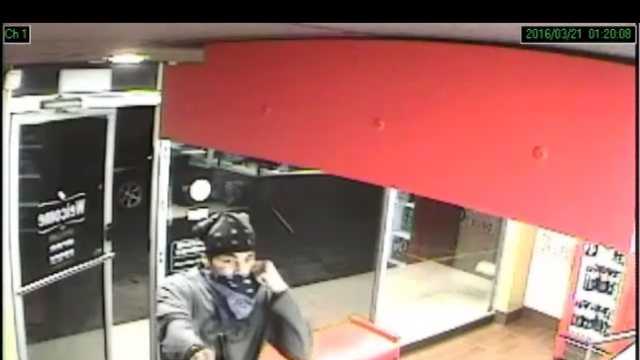 Enid Armed Robber Caught On Camera