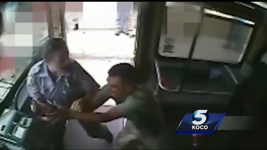 A deadly struggle on an Oklahoma City bus was caught on camera. The suspect shot and killed after trying to grab the officer’s gun.