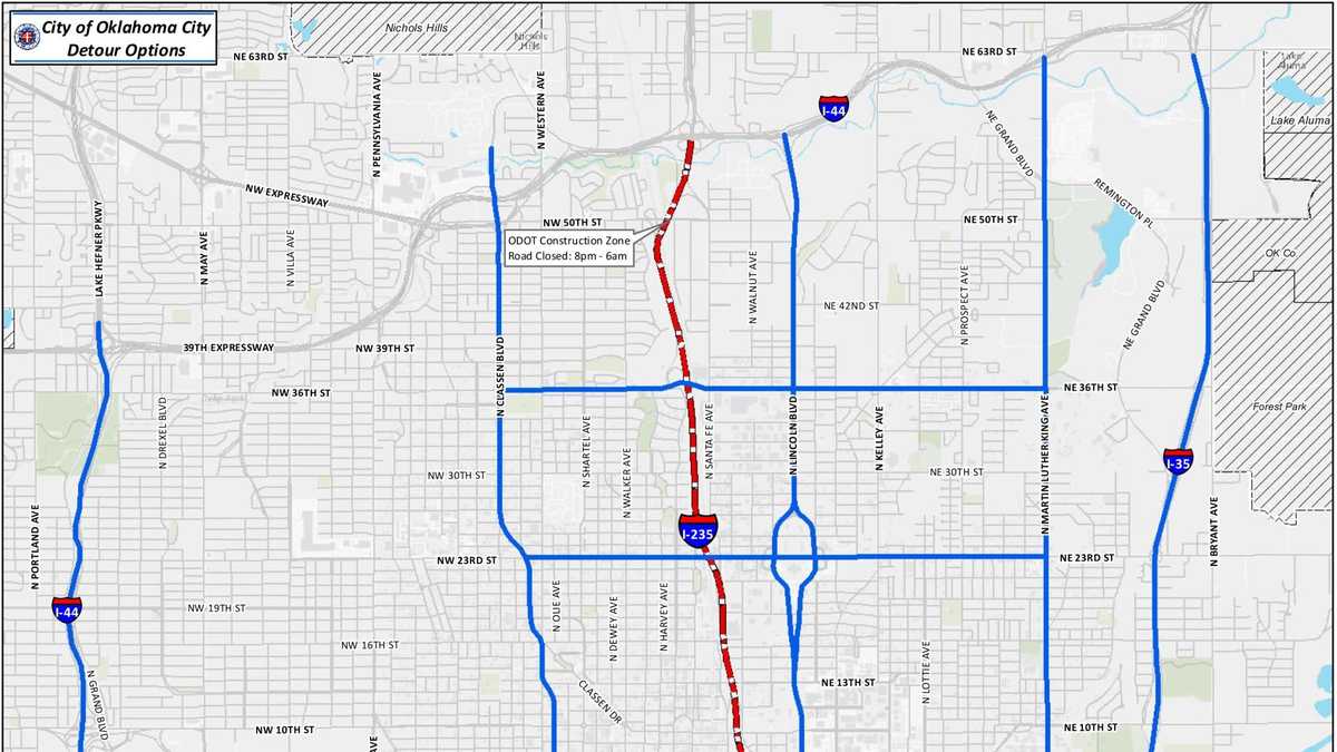 Odot Project On I-235 Expected To Last Three Years