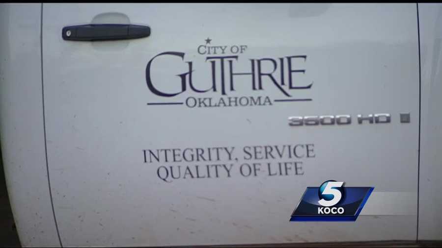 Some Guthrie residents and businesses have been without water Friday after a contract worker broke a water line.