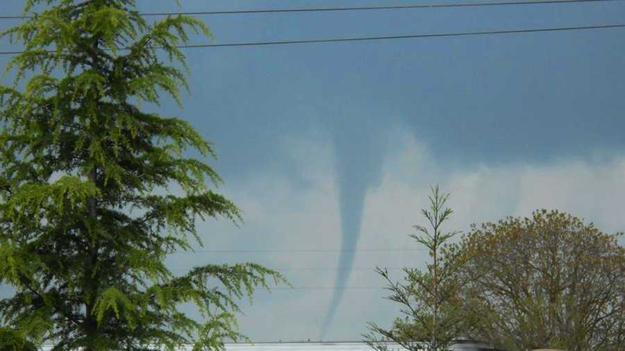This tornado formed near Stockton on Wednesday. (April 12, 2012)