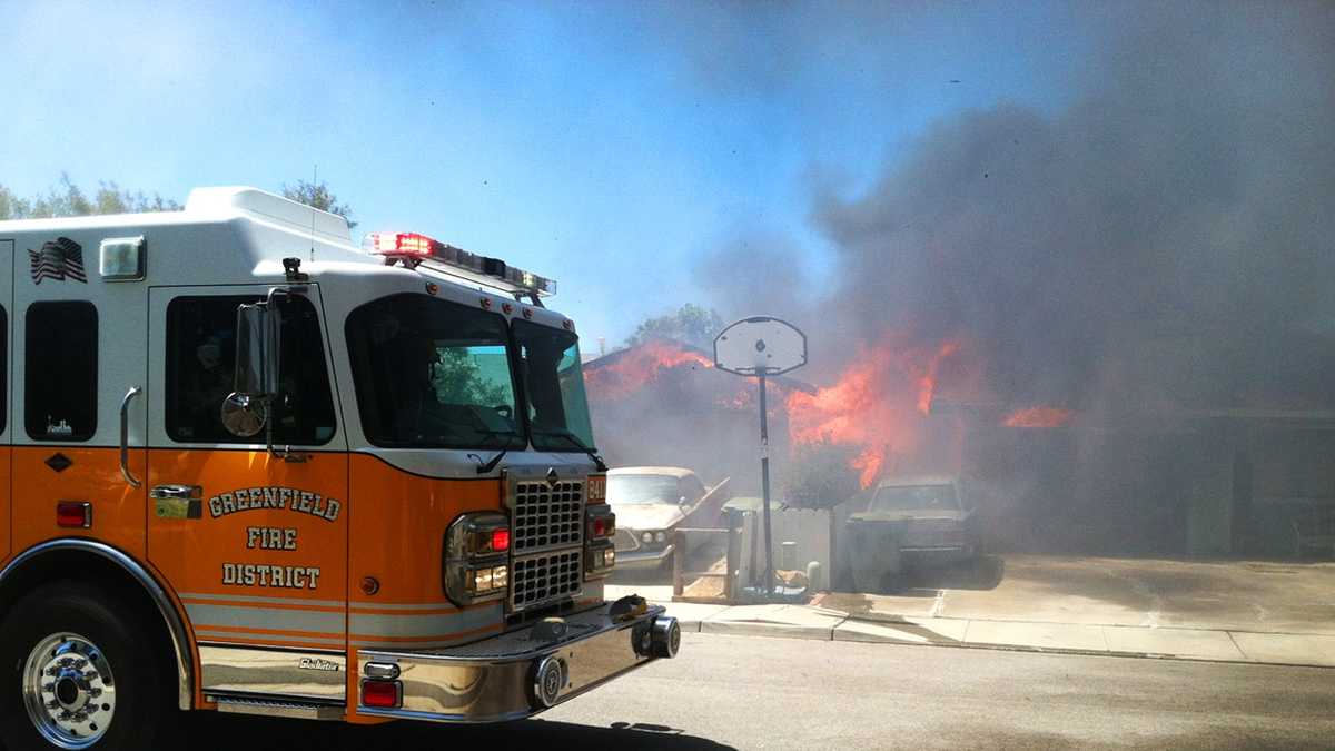 PHOTOS Greenfield houses burn in windwhipped fire