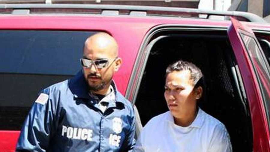 Anel Violeta Noriega Rios, 27, is arrested in El Monte.