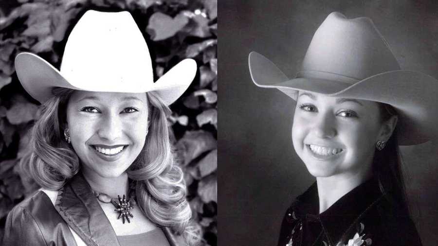 Tracy Hinson, left, and Grace Tobias, right, are in the running for 2012 Miss California Rodeo Salinas.