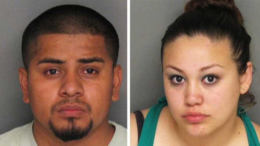 Rosendo Lopez, left, and Lizette Martinez, right, are seen in police mug shots.