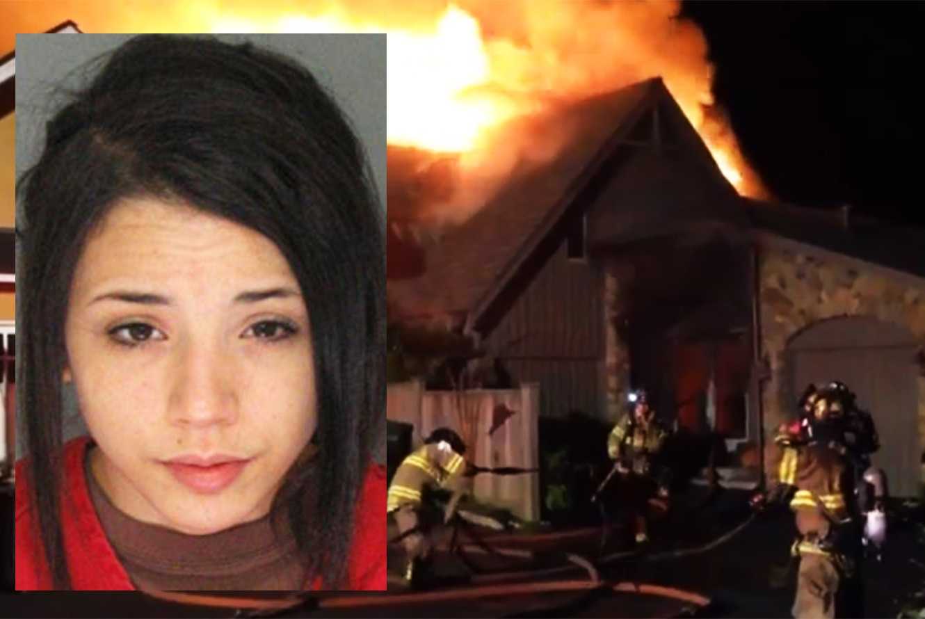 Half naked woman arrested in Santa Cruz arson case