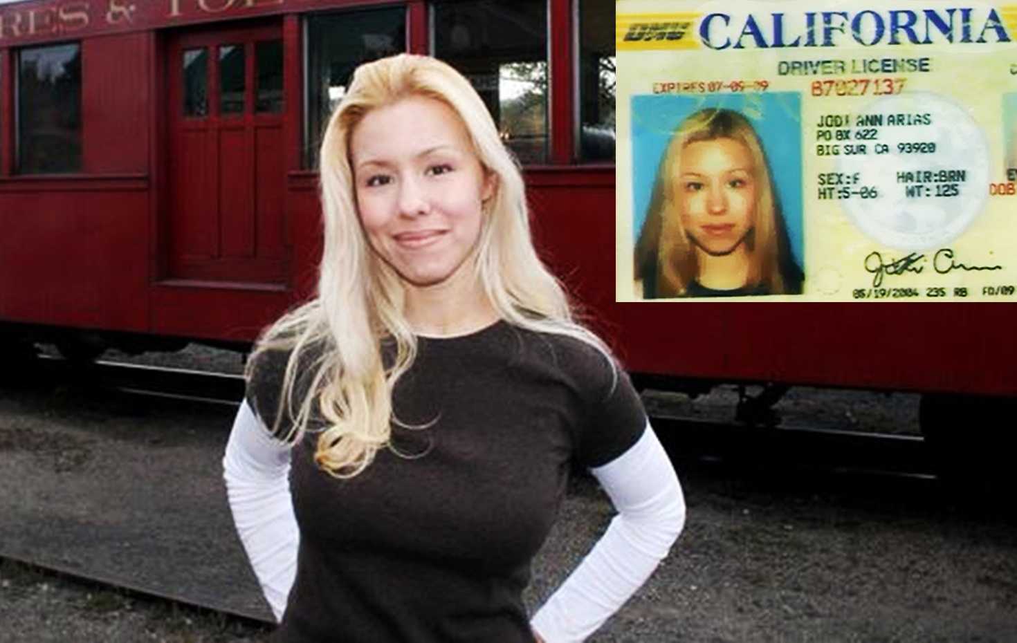 Why does Jodi Arias drivers license say she lives in Big Sur?