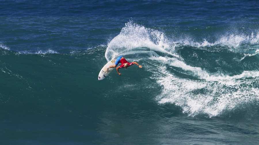 Nat Young of Santa Cruz is competing on the ASP world tour.