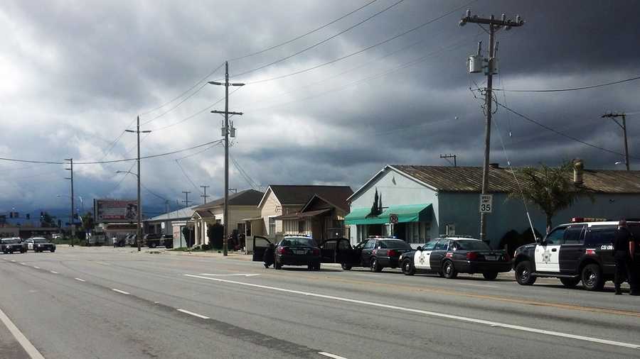 Monday's standoff happened on this Salinas street. 