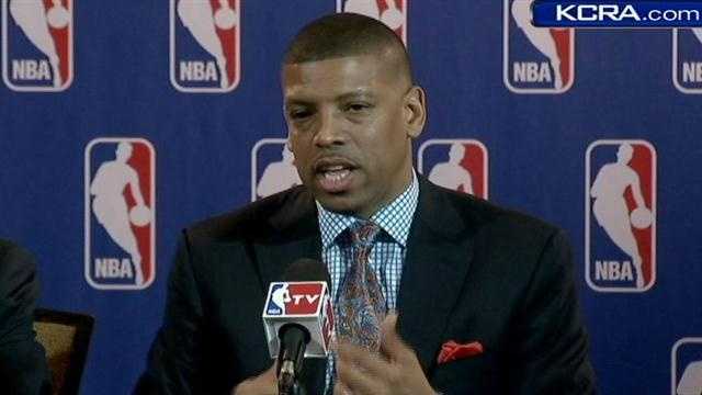 Mayor Kevin Johnson discusses the importance of the vote by NBA owners to keep the Kings in Sacramento.