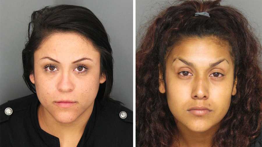 Leslie Denise Rico, left, is in custody. Angela Zuniga, right, is at-large and wanted for homicide.