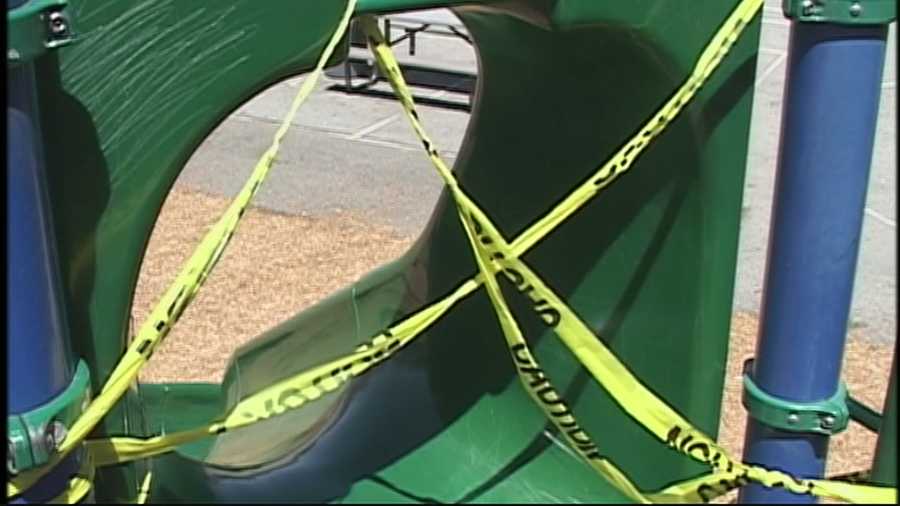 Someone destroyed a playground at a Watsonville elementary school.