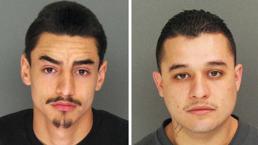 Cesar Rosales, left, and Miguel Angel Rodriguez, are charged with homicide. 