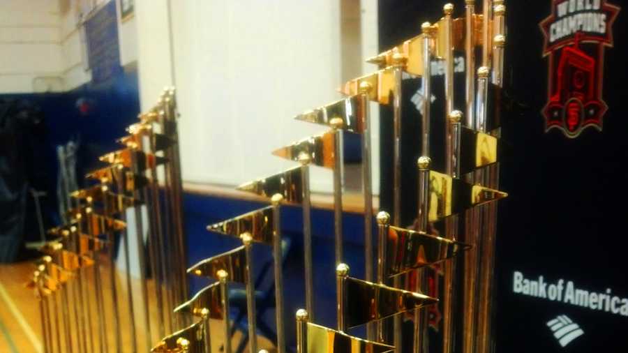 2012 MLB World Series trophies