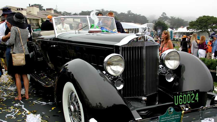 This 1934 Packard 1108 Twelve Dietrich Convertible Victoria won "Best Of Show" Sunday at Pebble Beach. 