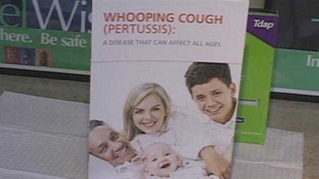 Seven cases of whopping cough were reported, mostly among teens.